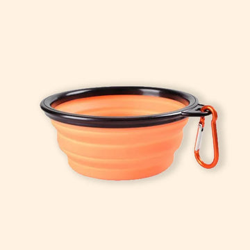 Premium Quality Collapsible Pet Silicone Dog Food and Water 350ml Bowl for Outdoor Camping and Traveling Portable Folding Bowl for Pet